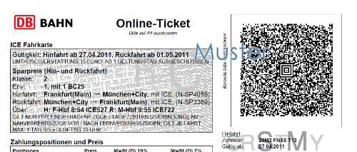 Ticket / Bahnticket SparpreisGlossar